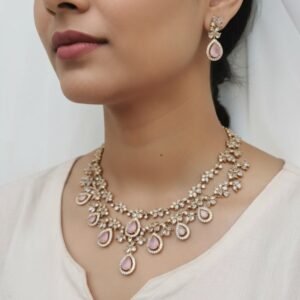 Cz premium baby pink double layer