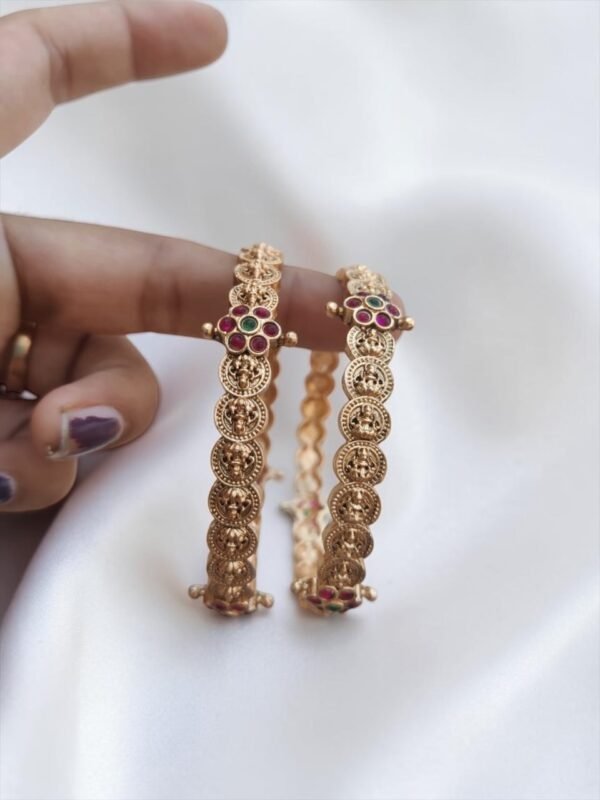 Bangles Lakshmi stone  set of 2 (Copy)