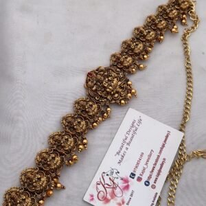 abb19a03-2eaf-4dda-b7da-b82d08b174ef Temple Lakshmi hip belt golden beads