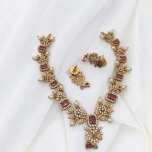 b79c48cc-c717-4e76-9a12-73b345a84df9 Cz pink necklace set