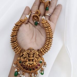 d5002417-d5ab-4daf-805f-225bc26aa787-Photoroom Premium copper necklace set with jhumki (Copy)